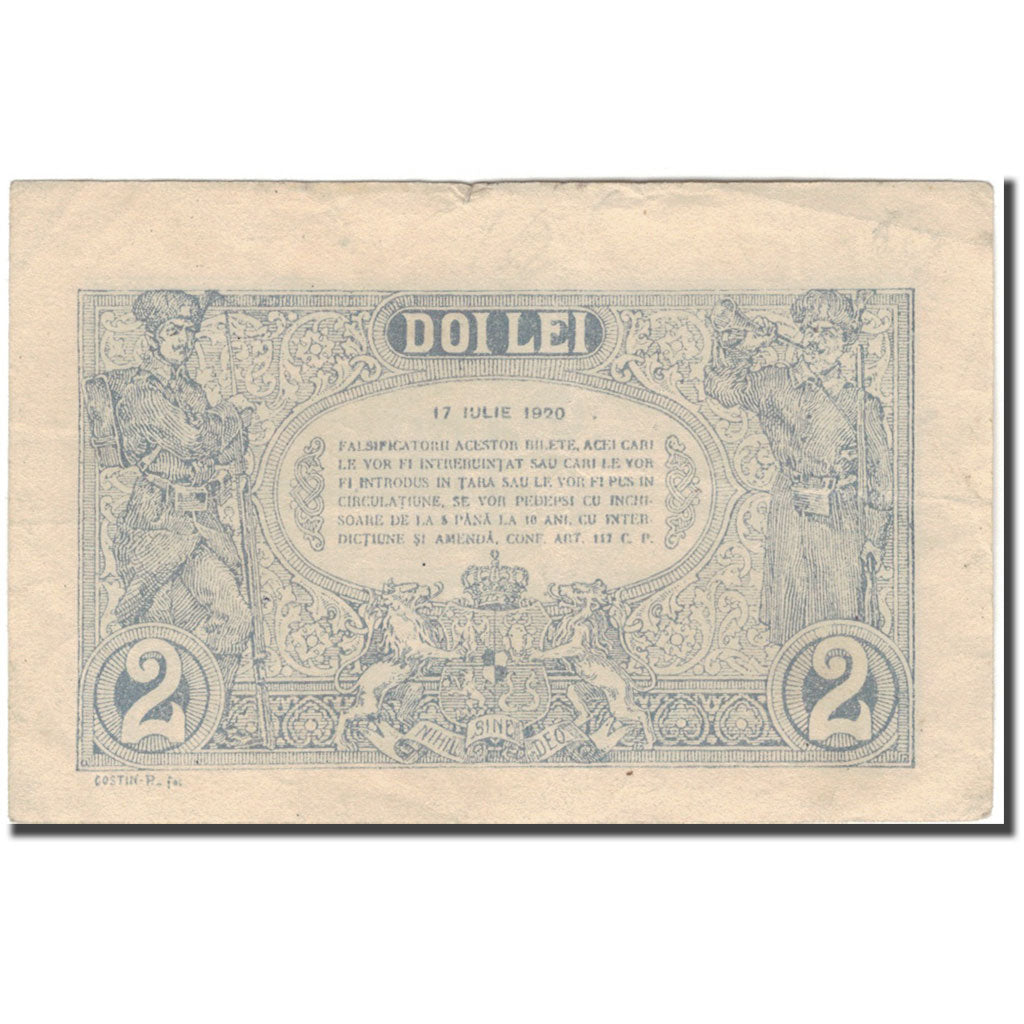 Billete, 2 Lei, Rumanía, KM:27A, MBC