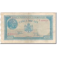 Banknote, Romania, 5000 Lei, 1943-09-28, KM:55, F(12-15)