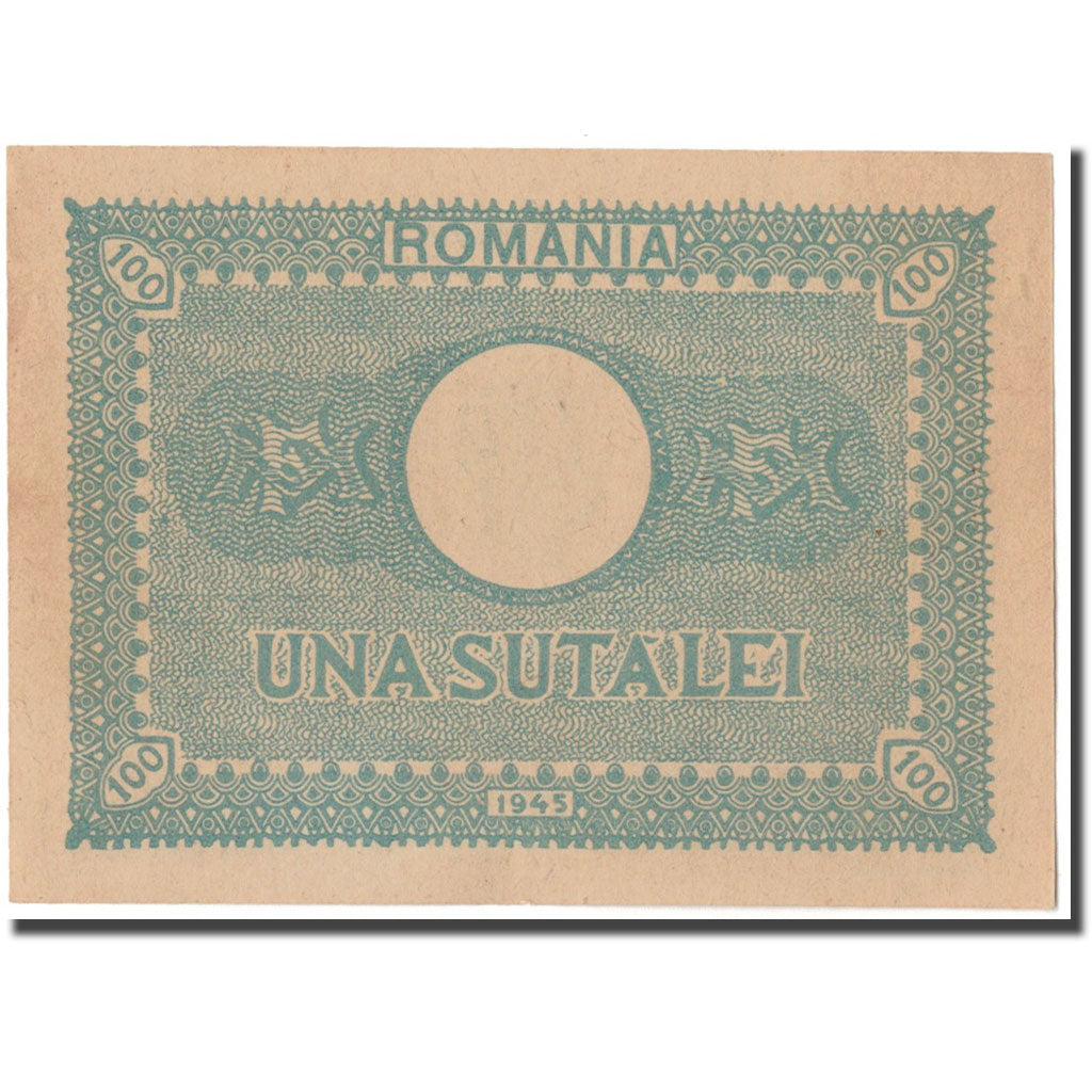 Billete, 100 Lei, 1945, Rumanía, KM:78, UNC