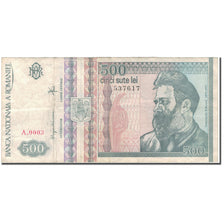 Banknote, Romania, 500 Lei, 1992, KM:101a, VF(30-35)
