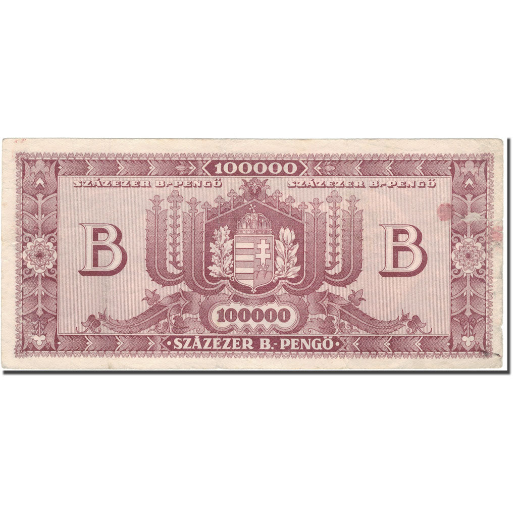 Banknote, Hungary, 100,000 B.-Pengö, 1946-06-03, KM:133, VF(20-25)