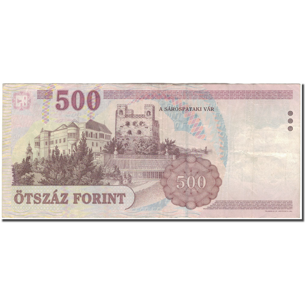 Banknote, Hungary, 500 Forint, 2001, KM:188a, VF(30-35)