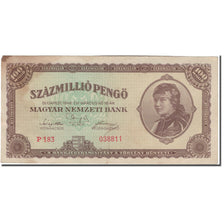 Banknote, Hungary, 100,000,000 Pengö, 1946-03-18, KM:124, EF(40-45)