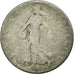 Moneda, Francia, Semeuse, 50 Centimes, 1906, BC, Plata, KM:854, Gadoury:420