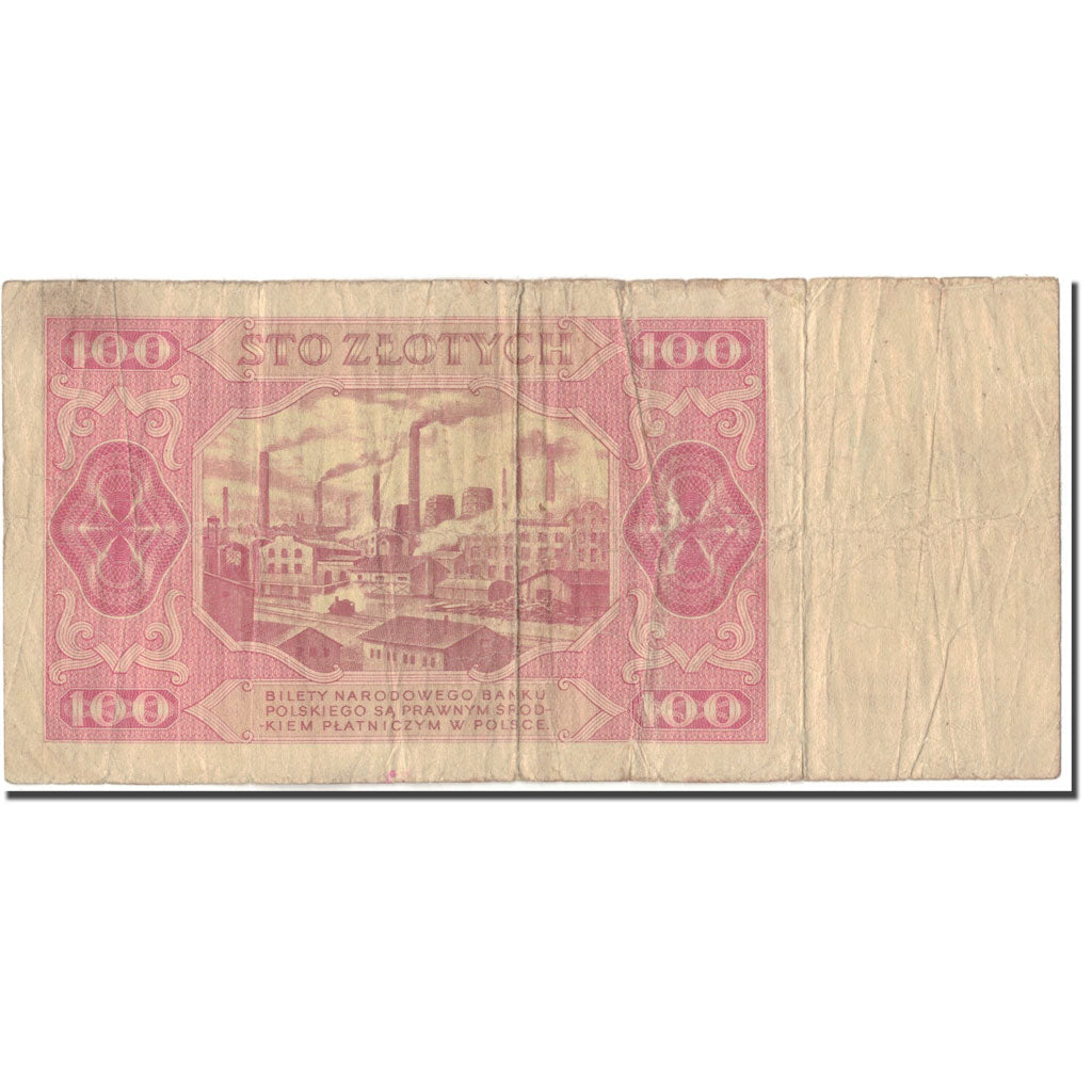 Banknote, Poland, 100 Zlotych, 1948, KM:139a, VG(8-10)