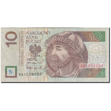 Banknote, Poland, 10 Zlotych, 1994, KM:173a, VF(30-35)