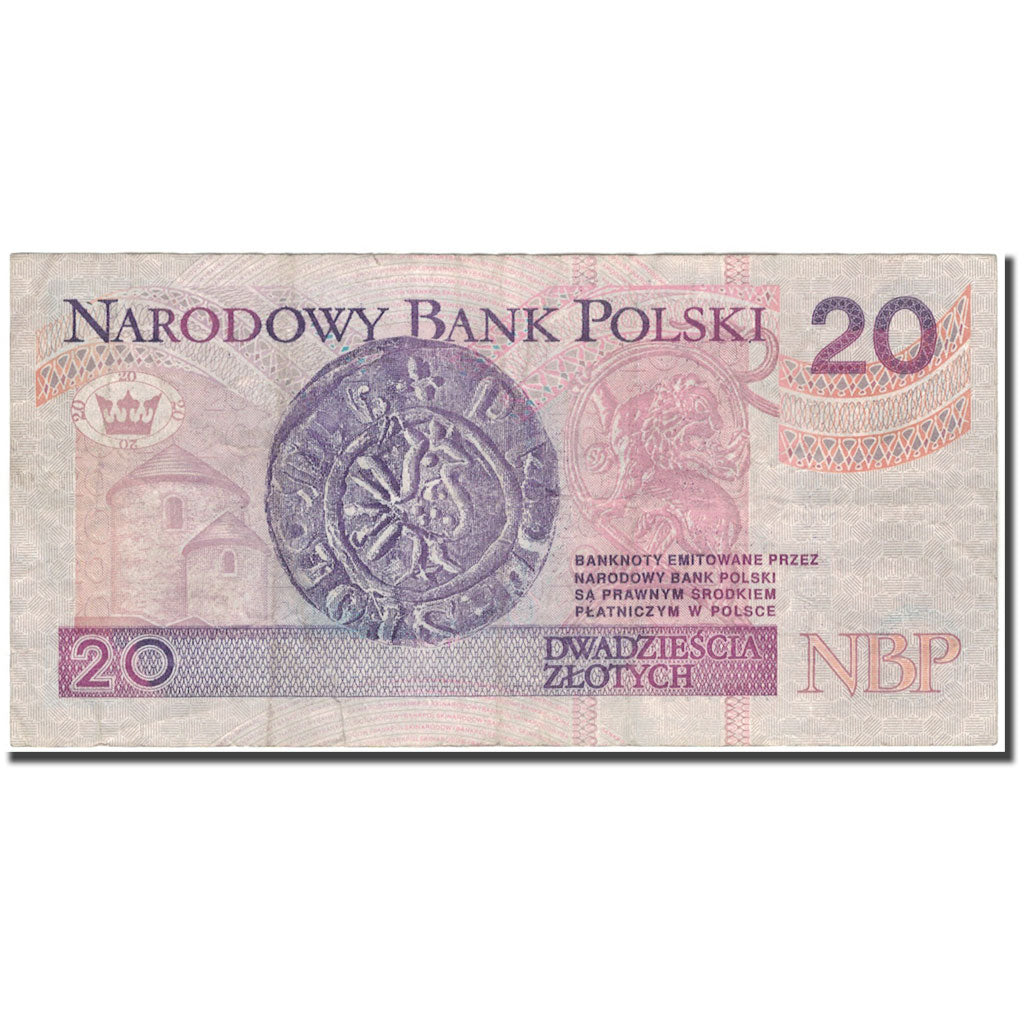 Banknote, Poland, 20 Zlotych, 1994, KM:174a, VF(30-35)