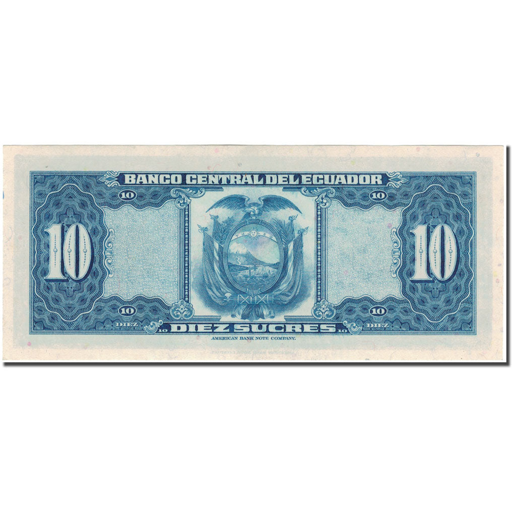 Banconote, Ecuador, 10 Sucres, 1974-01-02, KM:101b, FDS