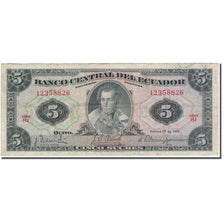 Banknote, Ecuador, 5 Sucres, 1970-02-27, KM:100d, VF(20-25)
