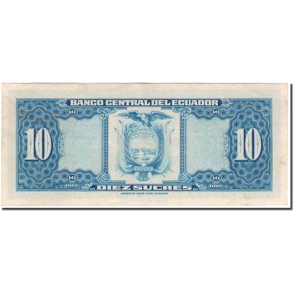 Banknote, Ecuador, 10 Sucres, 1977-04-29, KM:109, EF(40-45)