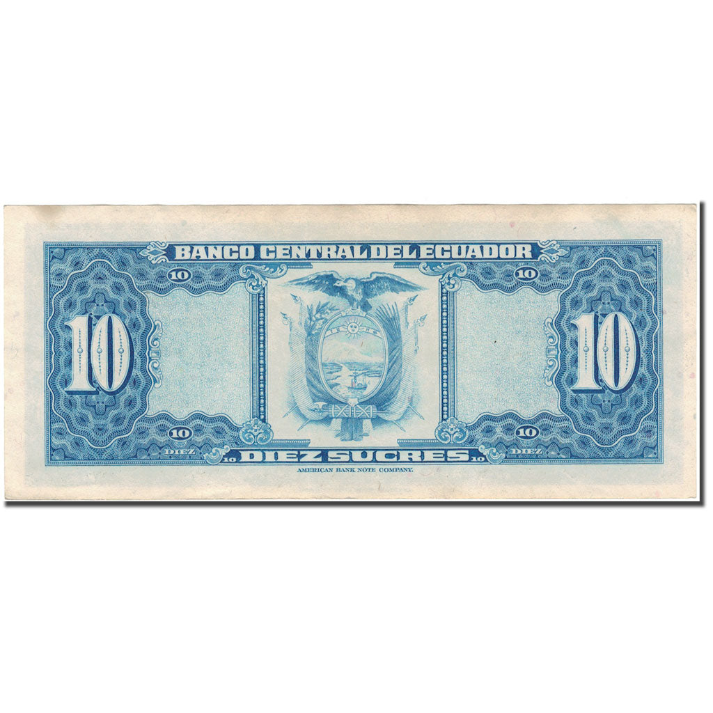 Banknote, Ecuador, 10 Sucres, 1977-04-29, KM:109, EF(40-45)