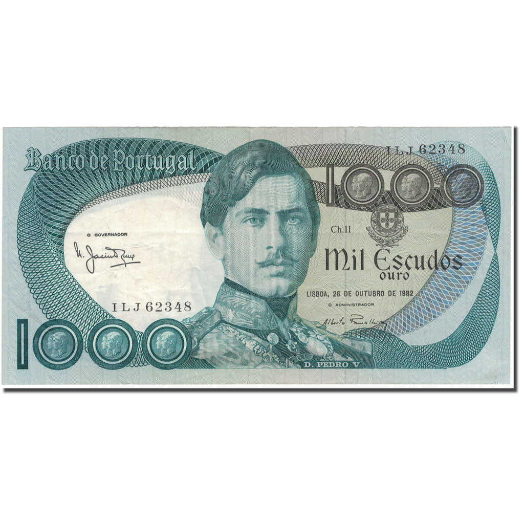 Banconote, Portogallo, 1000 Escudos, 1982-10-26, KM:175e, BB+