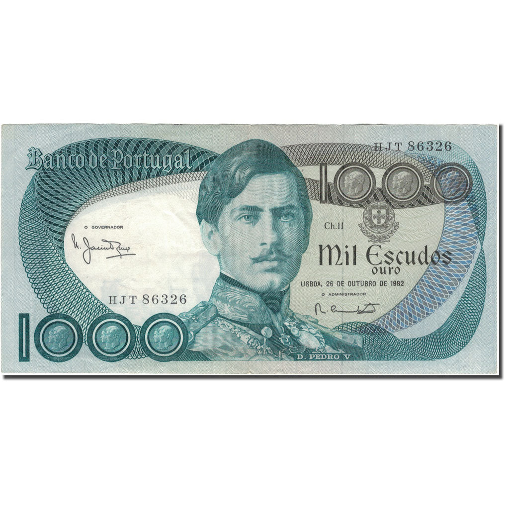 Banknote, Portugal, 1000 Escudos, 1982-10-26, KM:175e, EF(40-45)