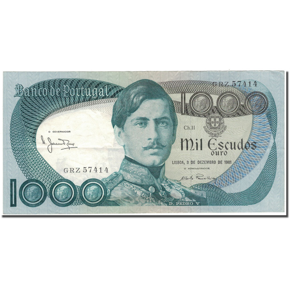 Banknote, Portugal, 1000 Escudos, 1981-12-03, KM:175c, EF(40-45)