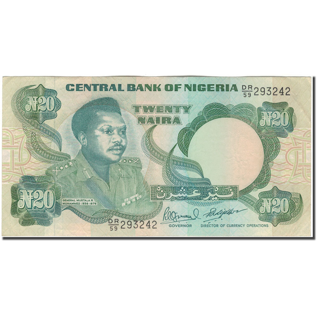 Banknote, Nigeria, 20 Naira, KM:26e, VF(30-35)