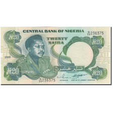 Banknote, Nigeria, 20 Naira, 2002, KM:26g, UNC(65-70)