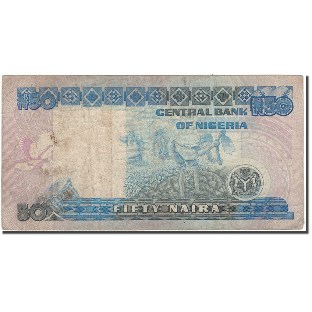 Banknote, Nigeria, 50 Naira, KM:27b, F(12-15)