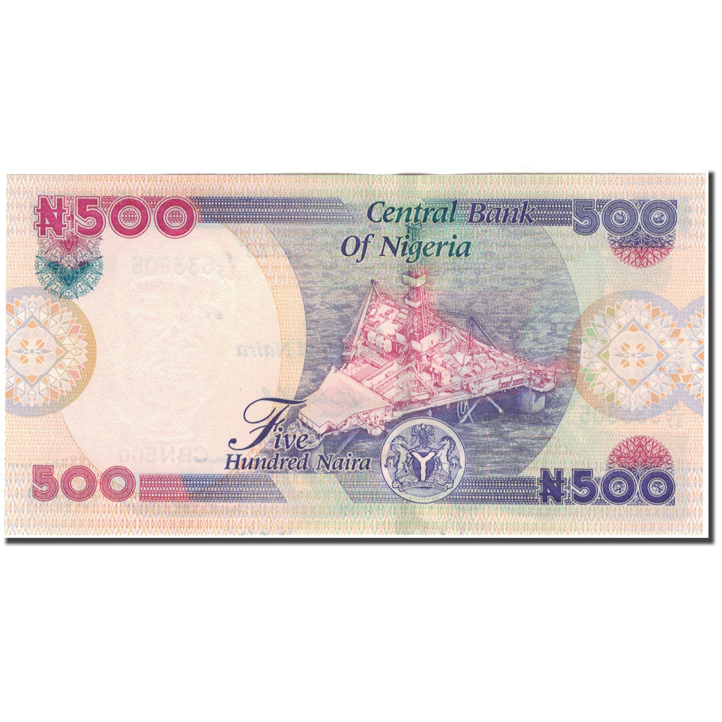 Banknote, Nigeria, 500 Naira, 2006, KM:30f, AU(55-58)