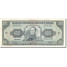 Banknote, Ecuador, 100 Sucres, 1991-06-21, KM:123Aa, AU(50-53)