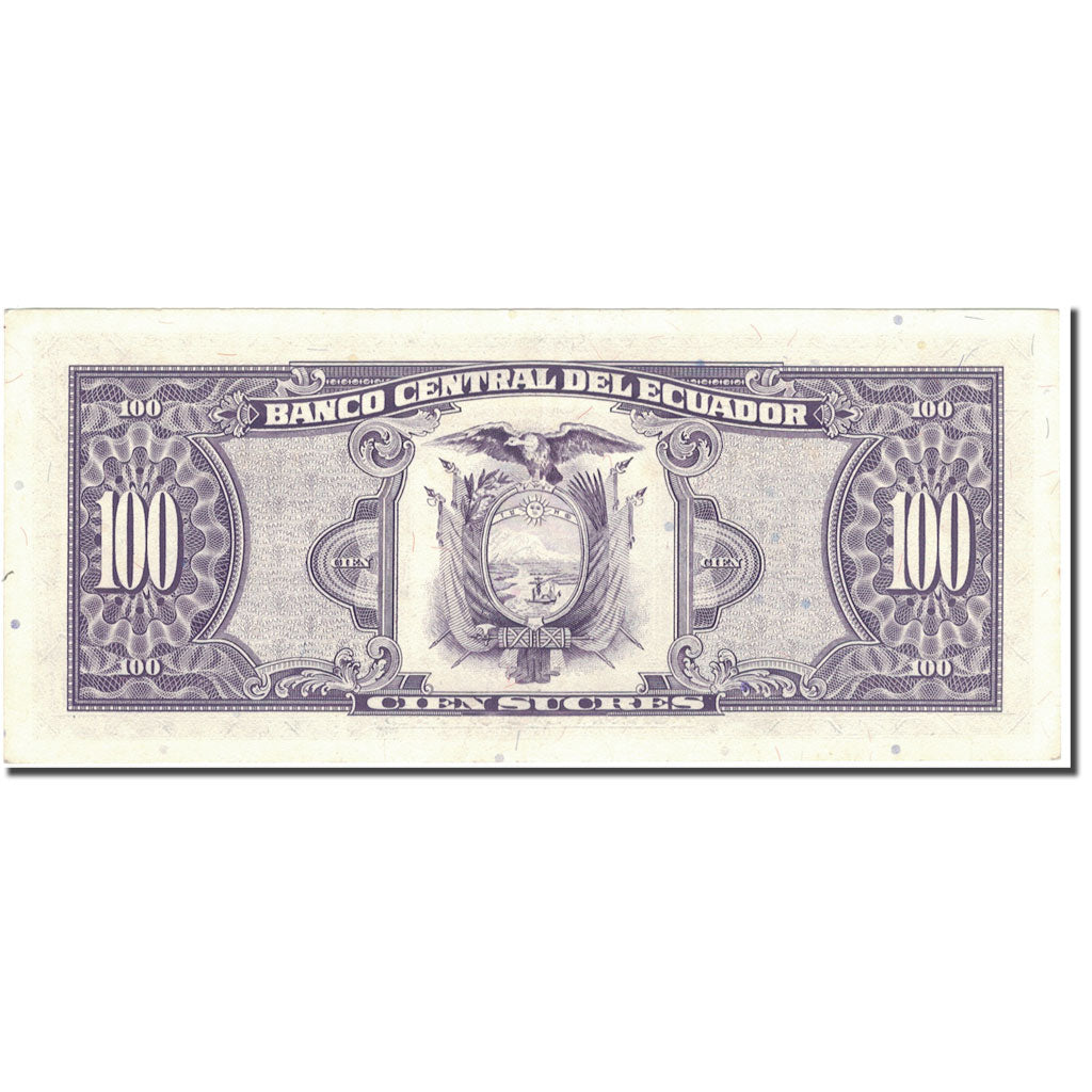 Banknot, Ekwador, 100 Sucres, 1991-06-21, KM:123Aa, UNC(63)
