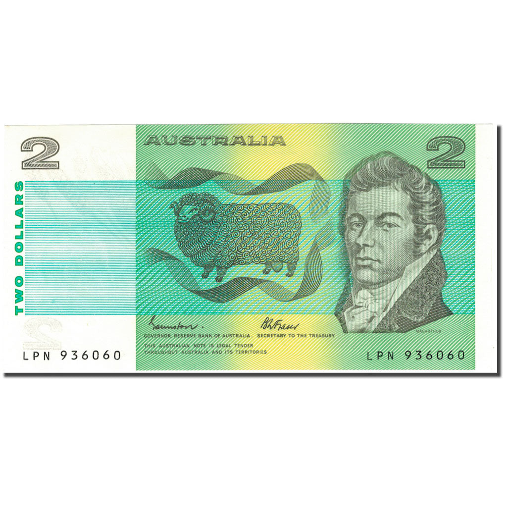 Banknote, Australia, 2 Dollars, KM:43e, UNC(65-70)