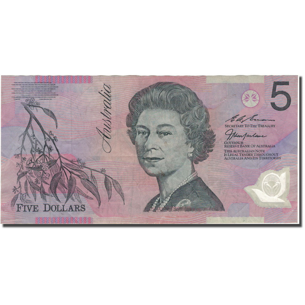 Banconote, Australia, 5 Dollars, KM:51c, MB+