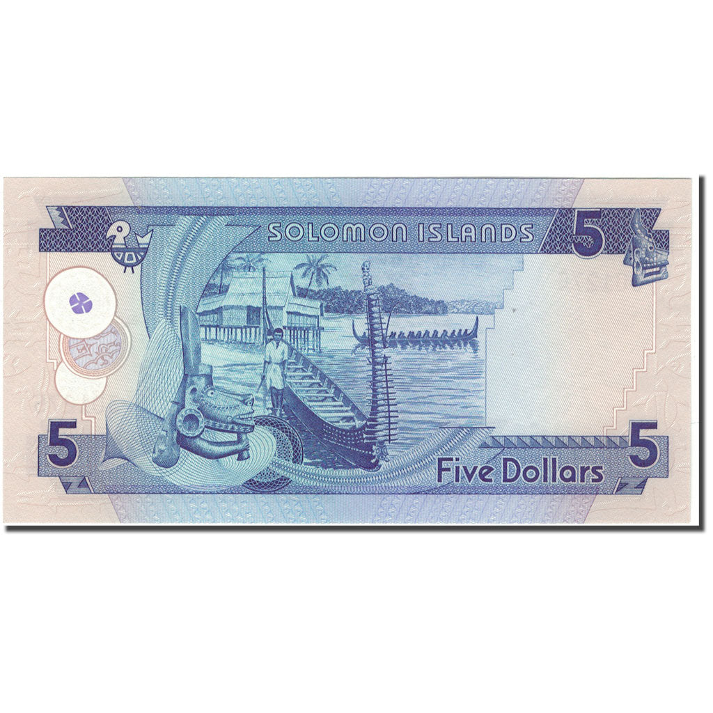Banknote, Solomon Islands, 5 Dollars, KM:14A, UNC(65-70)
