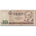 Banknote, Germany - Democratic Republic, 10 Mark, 1971, KM:28a, VF(20-25)