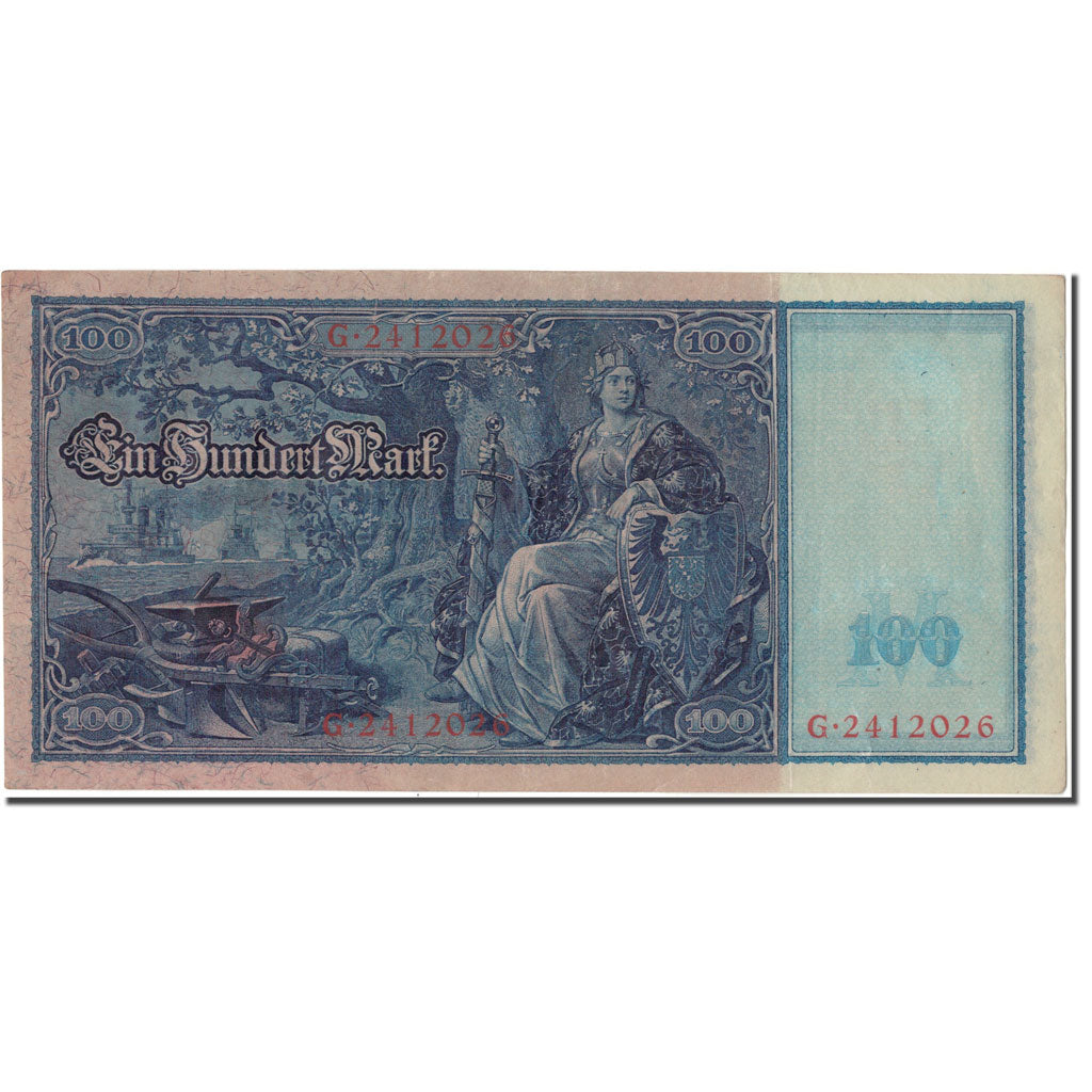 Banconote, Germania, 100 Mark, 1910-04-21, KM:42, BB