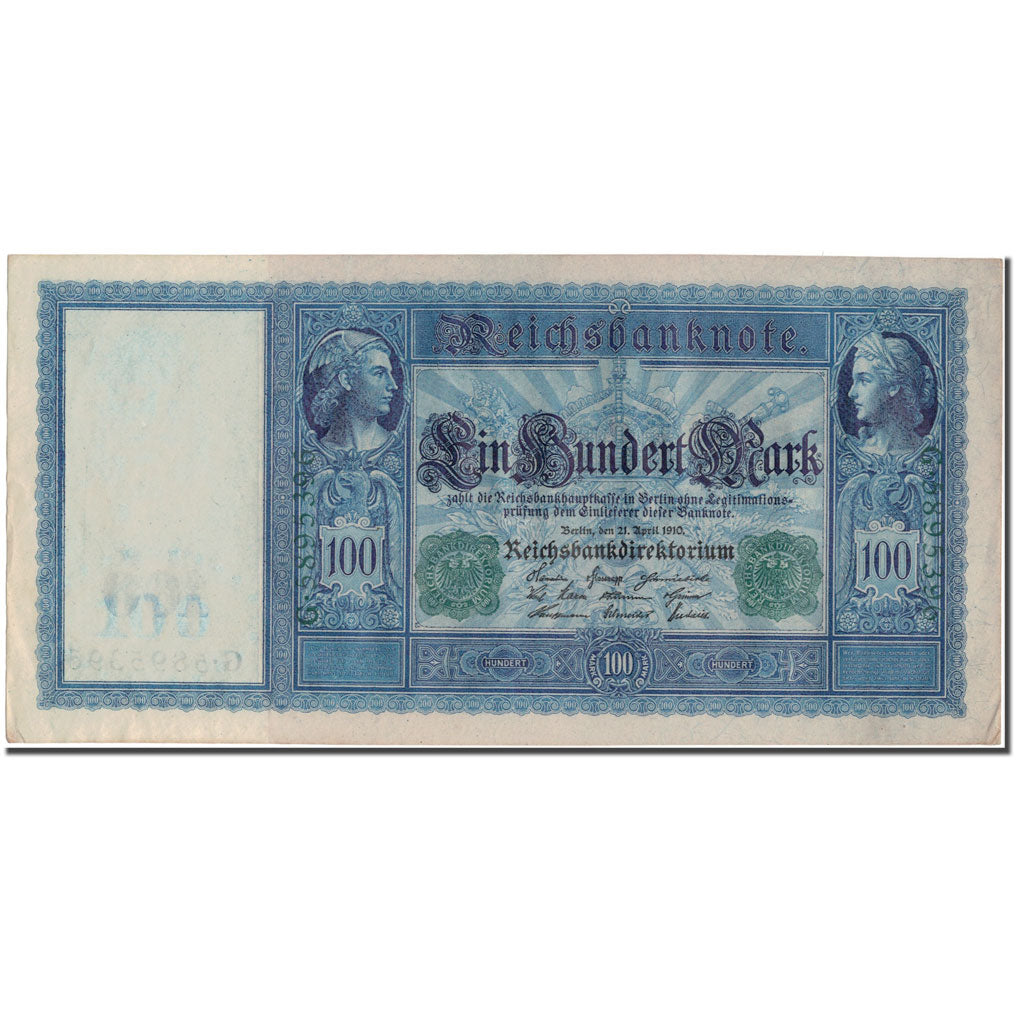 Banconote, Germania, 100 Mark, 1910-04-21, KM:43, BB