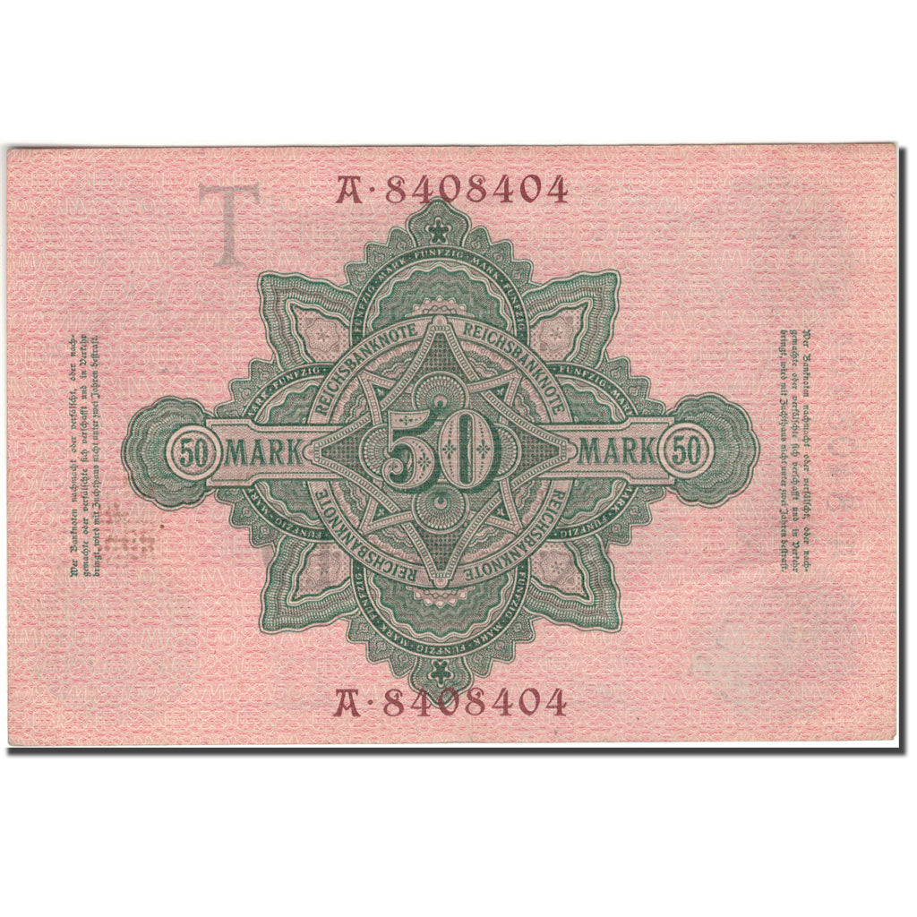 Banknote, Germany, 50 Mark, 1910-04-21, KM:41, EF(40-45)