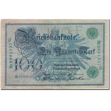 Nota, Alemanha, 100 Mark, 1908-02-07, KM:34, EF(40-45)
