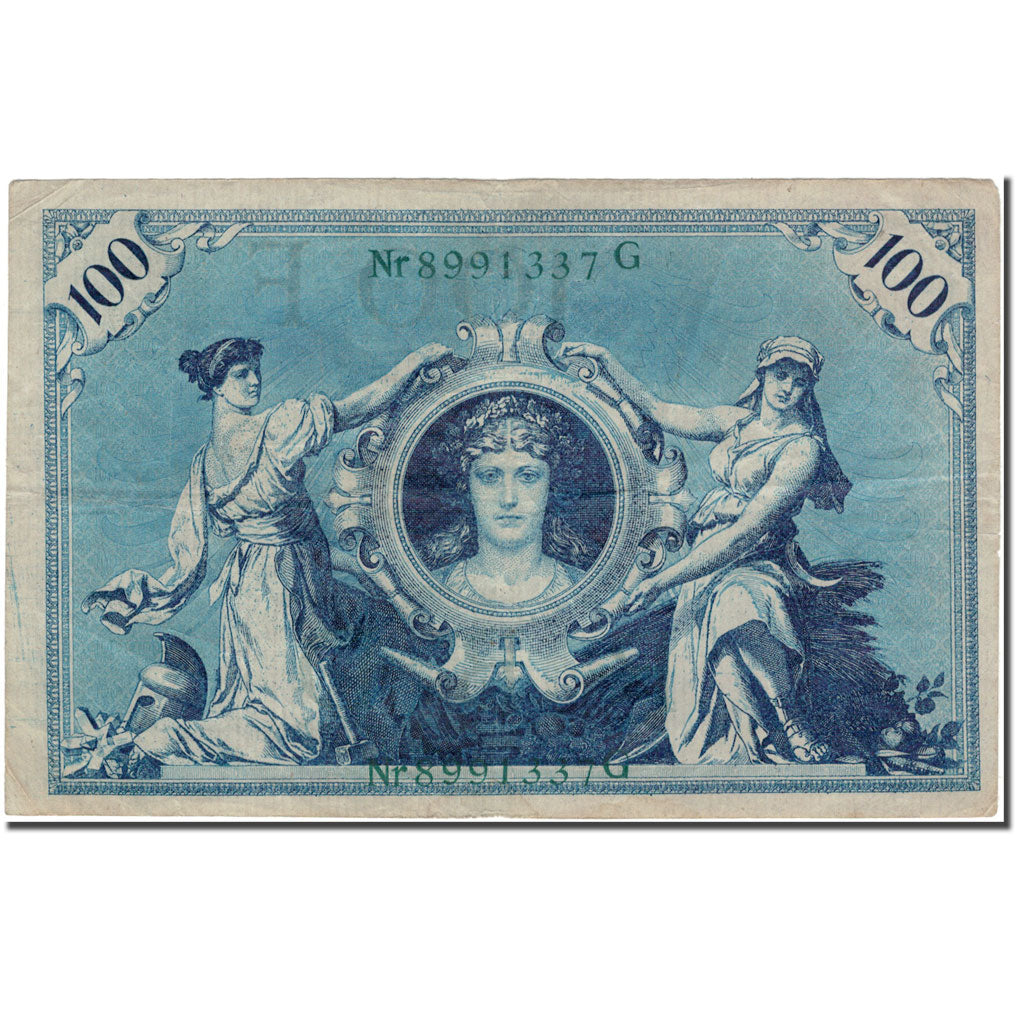 Nota, Alemanha, 100 Mark, 1908-02-07, KM:34, EF(40-45)