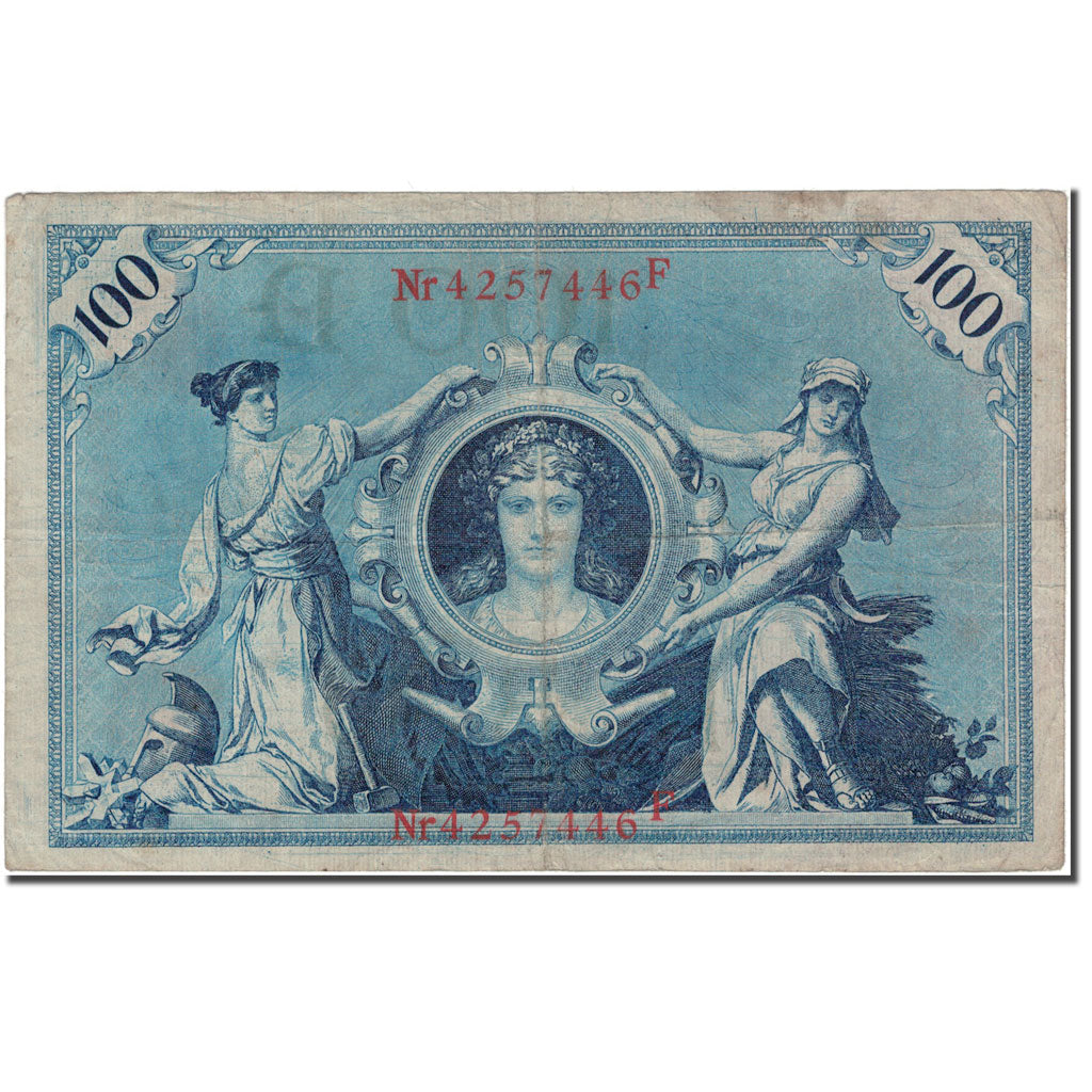 Banknote, Germany, 100 Mark, 1908-02-07, KM:33a, VF(30-35)
