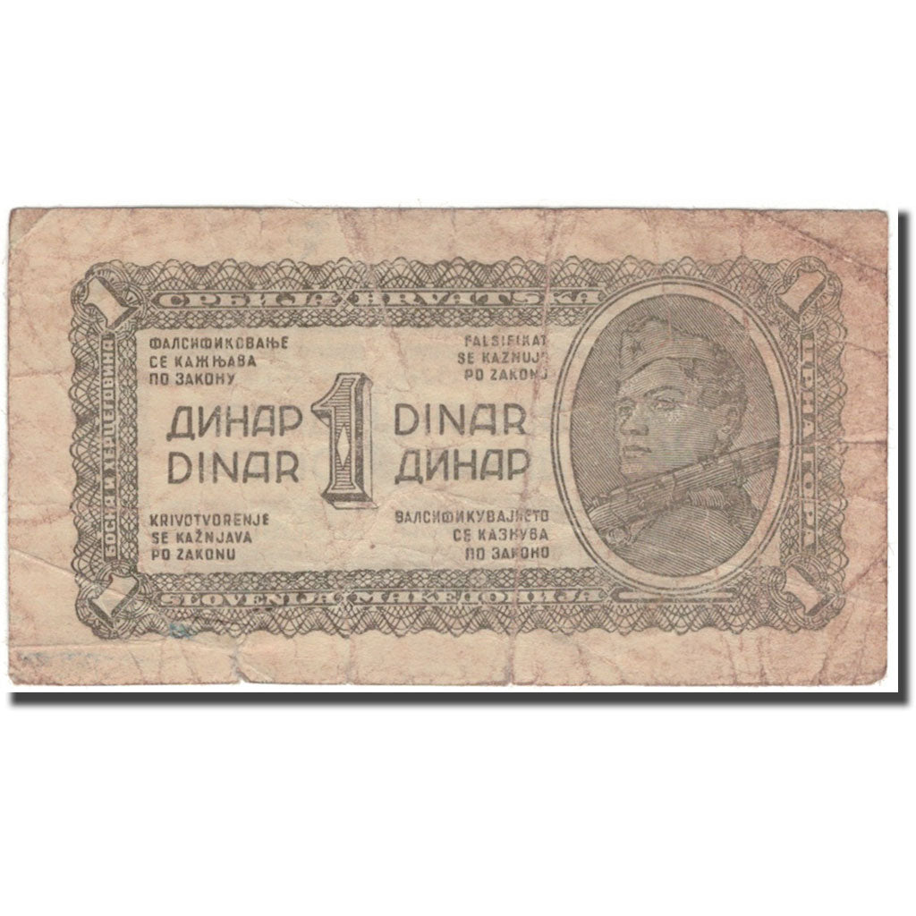 Banknote, Yugoslavia, 1 Dinar, KM:48a, VF(20-25)