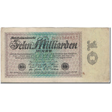 Banknote, Germany, 10 Milliarden Mark, 1923-09-15, KM:116a, EF(40-45)