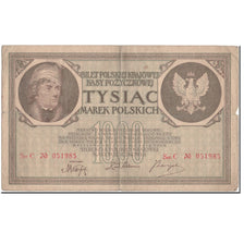 Banknote, Poland, 1000 Marek, 1919-05-17, KM:22c, VF(20-25)