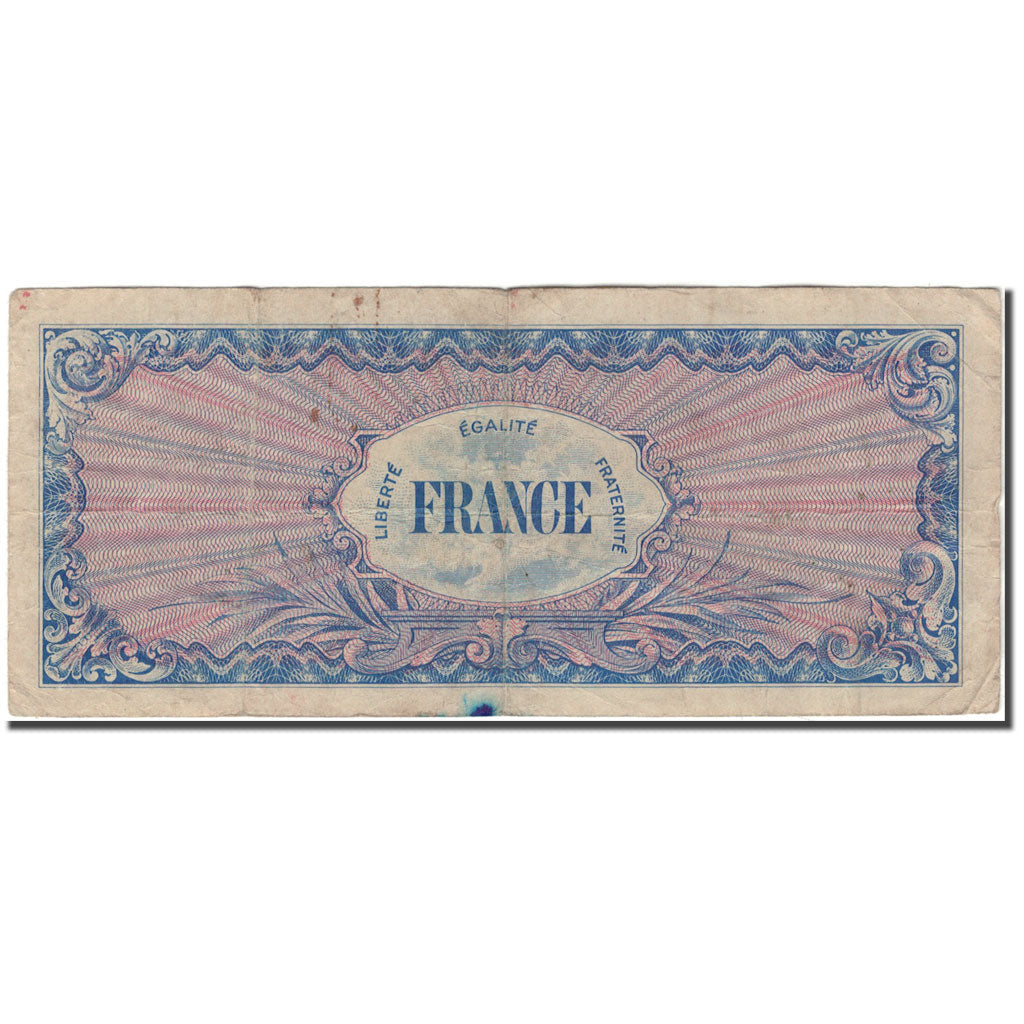 Francja, 100 Francs, 1944 Flag/France, 1944, VF(20-25), Fayette:25.8, KM:123c