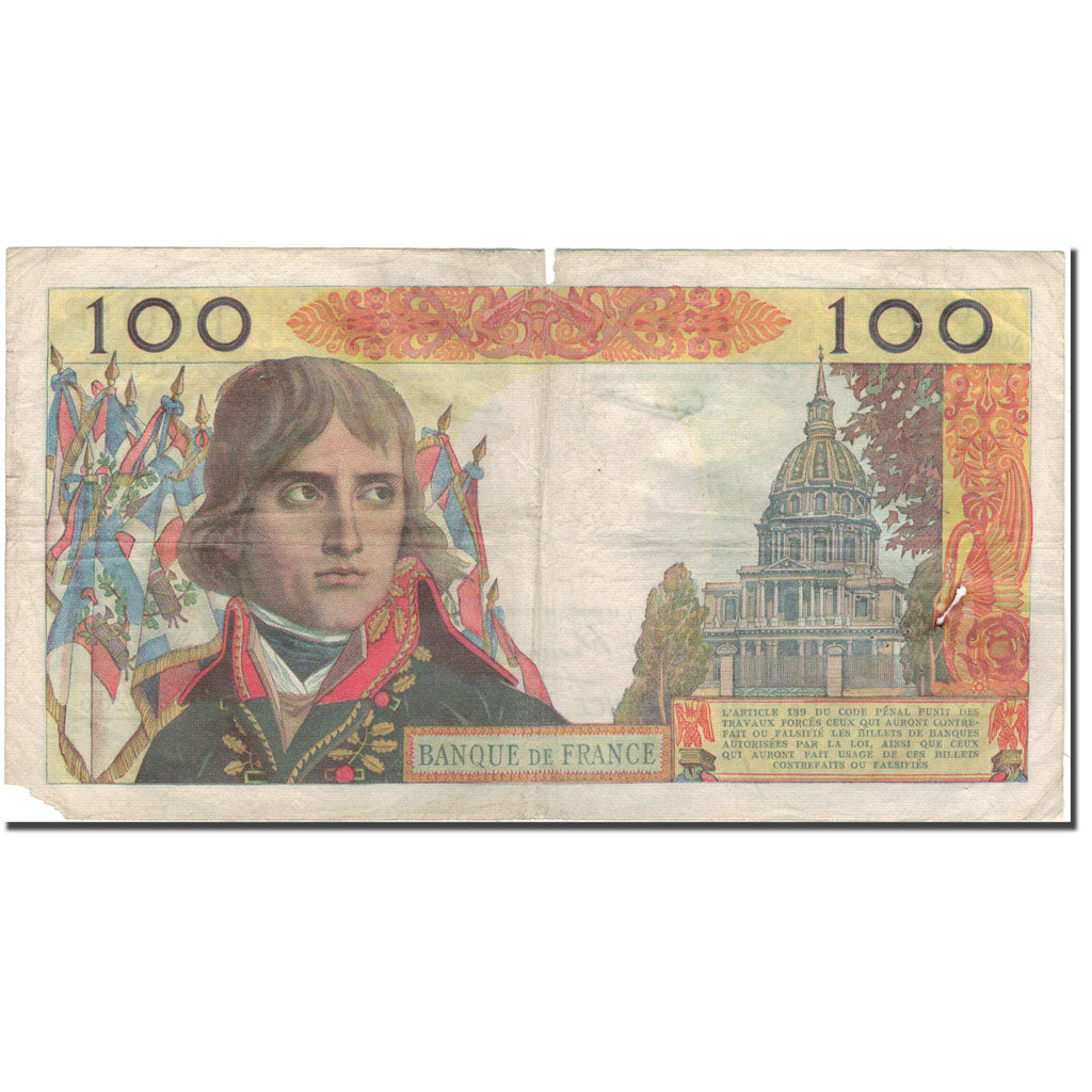 France, 100 Nouveaux Francs, 100 NF 1959-1964 ''Bonaparte'', 1963-10-10