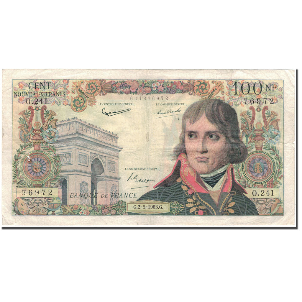 Frankreich, 100 Nouveaux Francs, 100 NF 1959-1964 ''Bonaparte'', 1963-05-02, S