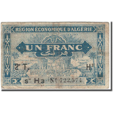 Banknote, Algeria, 1 Franc, 1944, KM:101, VF(20-25)