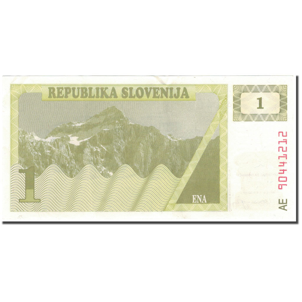 Billet, Slovénie, 1 (Tolar), KM:1a, SUP