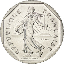 FRANCE, 2 Francs, 1978, KM #E119, MS(65-70), Nickel, Gadoury #547, 7.58