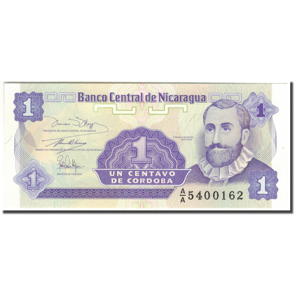 Billet, Nicaragua, 1 Centavo, KM:167, NEUF