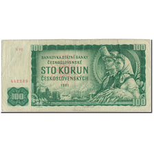 Banknote, Czechoslovakia, 100 Korun, 1961, KM:91b, VG(8-10)
