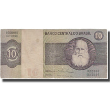 Banknote, Brazil, 10 Cruzeiros, KM:193a, VF(20-25)