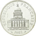 Moneta, Francia, Panthéon, 100 Francs, 1982, ESSAI, SPL, Argento, KM:E123