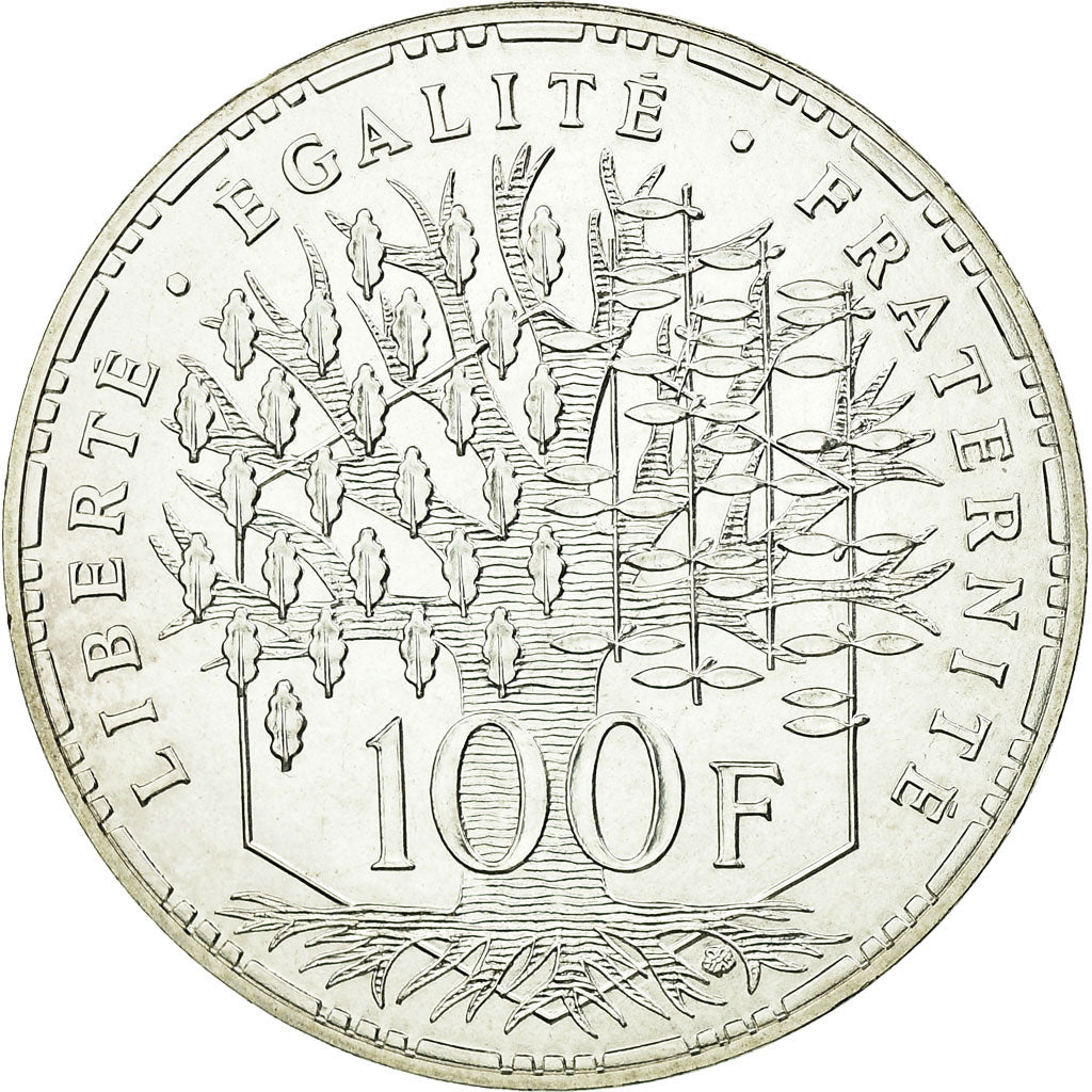 Moneta, Francia, Panthéon, 100 Francs, 1982, ESSAI, SPL, Argento, KM:E123