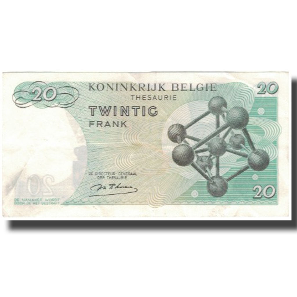 Banknote, Belgium, 20 Francs, 1964-06-15, KM:138, UNC(65-70)