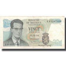 Banknote, Belgium, 20 Francs, 1964-06-15, KM:138, UNC(64)